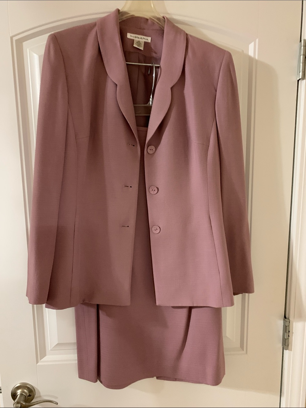 Preston & York Dusty Mauve Skirt Suit